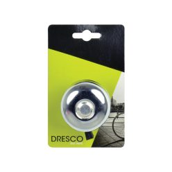 Dresco, Robusztus fém kerek kerékpárcsengő, 58 mm