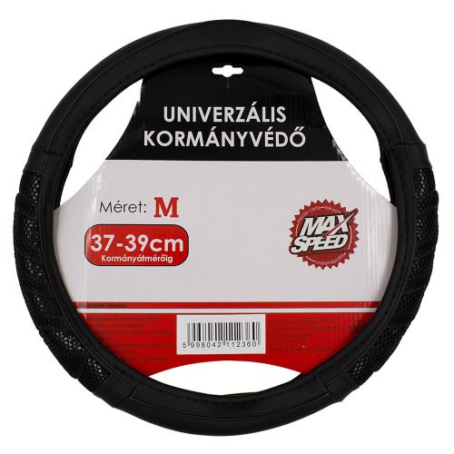 MaxSpeed, Kormányvédő Méhsejtes, Fekete, 37-39cm