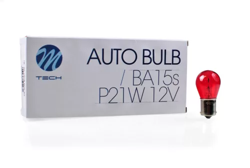 M-TECH IZZÓ 12V 21W PIROS BA15S DB