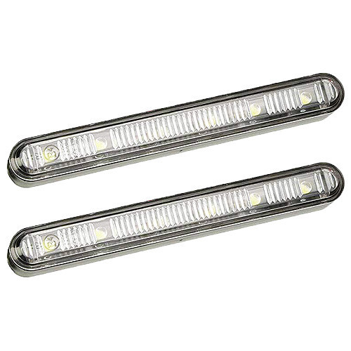 Homasita, NAPPALI FÉNY 12V 2X6 LED E-JELES PÁR