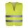 Fényvisszaverő mellény XXL, sárga (130 g)
