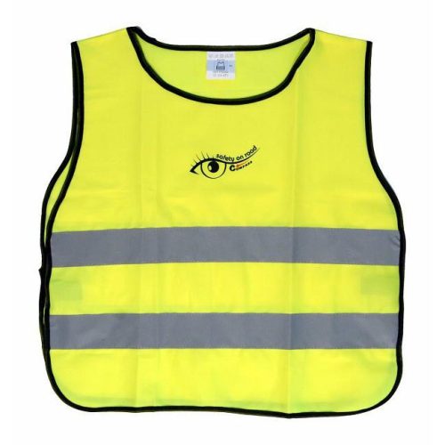 Gyerek fényvisszaverő mellény – sárga (Compass)