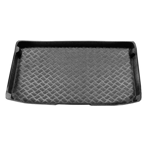 Méretpontos Műanyag csomagtértálca Ford Focus 2018-2025 (hb, teljes méretű pótkerék, csúszásgátló nélkül)|Rezaw-Plast