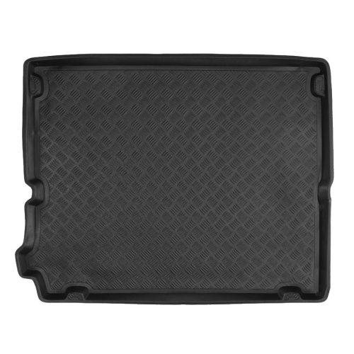 Méretpontos Műanyag csomagtértálca Peugeot 5008 2017-2024 (7 üléses, lehajtott 3. üléssor, csúszásgátló nélkül)|Rezaw-Plast