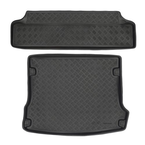 Méretpontos Műanyag csomagtértálca Dacia Logan MCV 2004-2013 (sada 2 db, csúszásgátló nélkül)|Rezaw-Plast