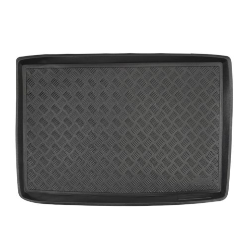 Méretpontos Műanyag csomagtértálca Škoda Yeti 2009-2017 (pótkerékkel, csúszásgátló nélkül)|Rezaw-Plast