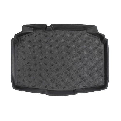 Méretpontos Műanyag csomagtértálca Škoda Fabia IV 2021- (hb, alsó padló, teljes értékű pótkerék, csúszásgátló nélkül)|Rezaw-Plast