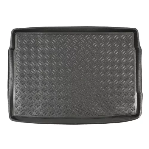 Méretpontos Műanyag csomagtértálca VW Golf VI. 2008-2012 (hb, teljes méretű pótkerék, csúszásgátló nélkül)|Rezaw-Plast