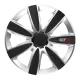 Dísztárcsa szett 4 darabos GTX Carbon Silver Black - 15|Versaco
