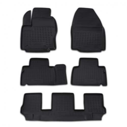 méretpontos gumiszőnyeg Ford Galaxy 2006-2015 (7 ülés) ovális rögzítés|Novline (10798068)