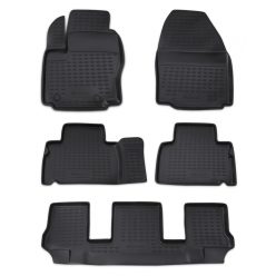   méretpontos gumiszőnyeg Ford Galaxy 2006-2015 (7 ülés, kerek rögzítés)|Novline