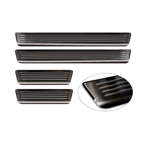 Küszöbvédő díszlécek Volvo EX30 2023- (tmavé, matné)|Avisa