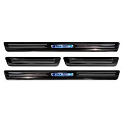 Küszöbdísz VW Touareg 2018- (sötét, fényes)|Avisa