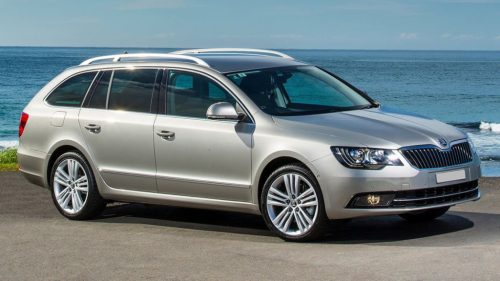 Csomagtartó élvédő Škoda Superb II. 2013-2015 (kombi, sötét, matt)|Avisa