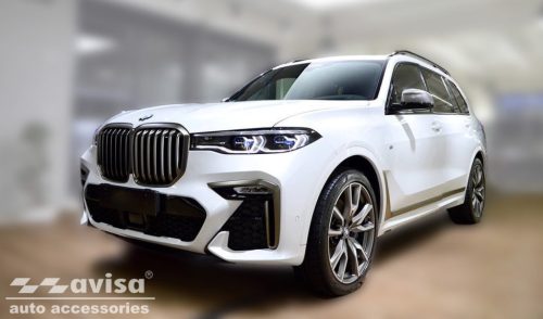 Csomagtartó élvédő BMW X7 2019- (G07, M-packet, sötét)|Avisa