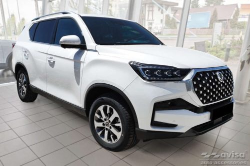 Csomagtartó élvédő SsangYong Rexton 2021- (facelift utáni, sötét, matt)|Avisa