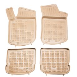   Méretpontos gumiszőnyeg garnitúra Seat Toledo 1999-2004 (bézs)|Rezaw-Plast
