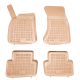 Méretpontos gumiszőnyeg garnitúra Audi A4 2008-2016 (bézs)|Rezaw-Plast
