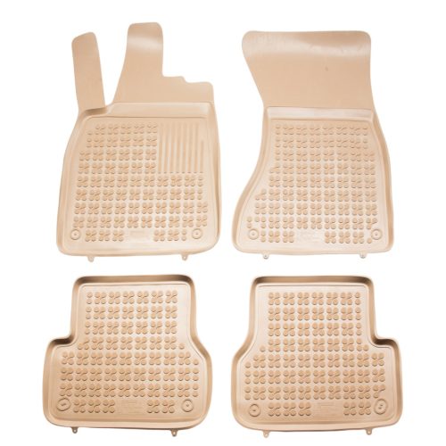 Méretpontos gumiszőnyeg garnitúra Audi A6 2011-2018 (bézs)|Rezaw-Plast