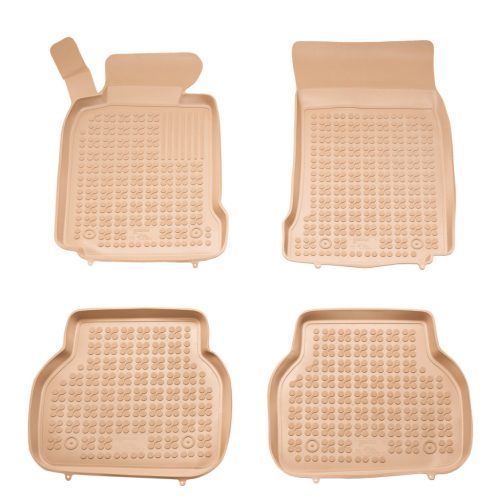 Méretpontos gumiszőnyeg garnitúra BMW 5 1995-2003 (E39, bézs)|Rezaw-Plast