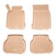 Méretpontos gumiszőnyeg garnitúra BMW 5 1995-2003 (E39, bézs)|Rezaw-Plast
