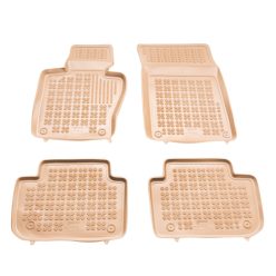   Méretpontos gumiszőnyeg garnitúra BMW X3 (E83) 2004-2010 (bézs)|Rezaw-Plast