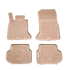   Méretpontos gumiszőnyeg garnitúra BMW 5 2010-2013 (F10, F11, bézs)|Rezaw-Plast