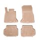 Méretpontos gumiszőnyeg garnitúra BMW 5 2010-2013 (F10, F11, bézs)|Rezaw-Plast