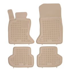   Méretpontos gumiszőnyeg garnitúra BMW 5 2013-2017 (F10, F11, bézs)|Rezaw-Plast