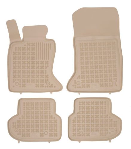 Méretpontos gumiszőnyeg garnitúra BMW 5 2013-2017 (F10, F11, bézs)|Rezaw-Plast