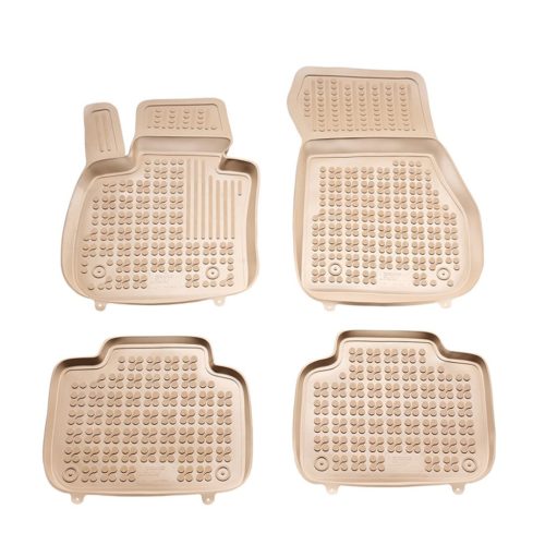 méretpontos gumiszőnyeg BMW X1 2015-2022 (F48, bézs)|Rezaw-Plast