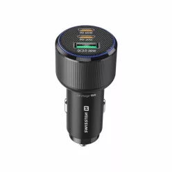 USB adapter 1x + 2x USB-C (95W)|Swissten