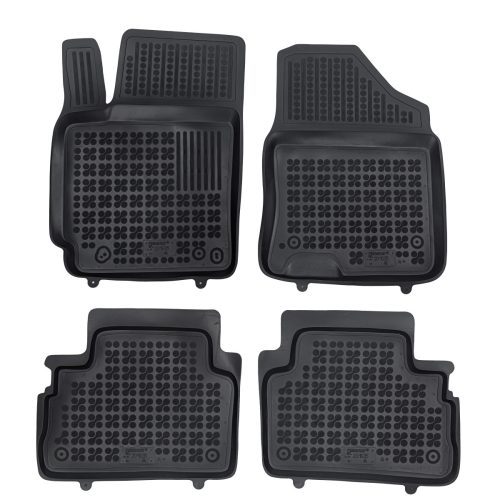 Méretpontos gumiszőnyeg garnitúra Hyundai Kona 2023- (hybrid)|Rezaw-Plast