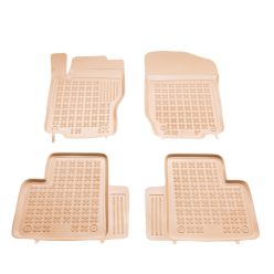   Méretpontos gumiszőnyeg garnitúra Mercedes M-Class 2005-2011 (W164, bézs)|Rezaw-Plast