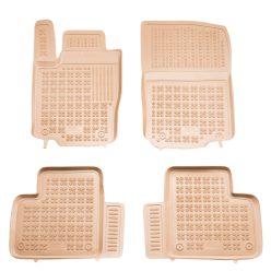   Méretpontos gumiszőnyeg garnitúra Mercedes GL-Class 2012-2019  (X166, bézs)|Rezaw-Plast