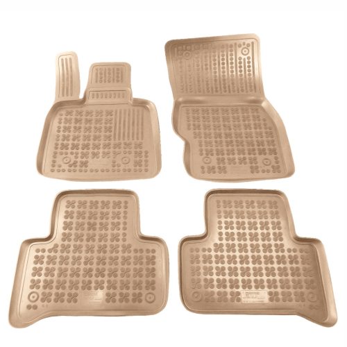 Méretpontos gumiszőnyeg garnitúra Alfa Romeo Stelvio 2017- (bézs)|Rezaw-Plast