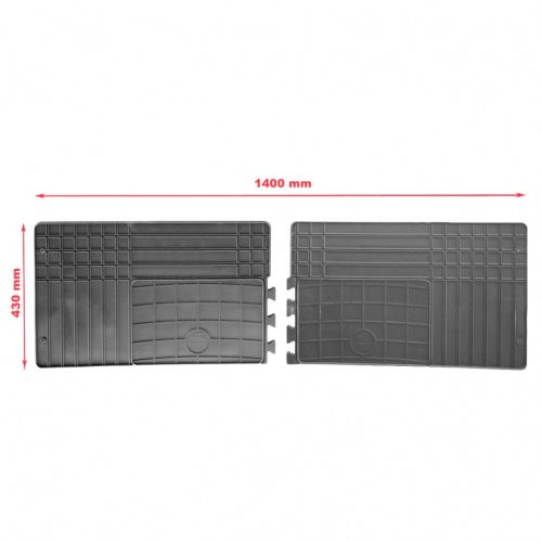 Univerzális gumiszőnyeg kisteherautókhoz (140×43 cm) | Gumárny Zubří