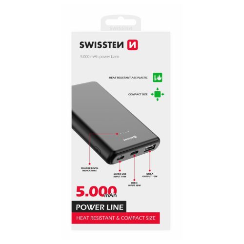 Powerbank Swissten 5000mAh|Swissten