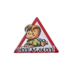 Magnetka dítě v autě (chlapeček)|Czech republic