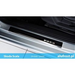   Küszöbvédő díszléc Škoda Scala 2019- (karbon fólia)|Alufrost