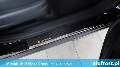 Küszöbvédő díszléc Mitsubishi Eclipse Cross 2018- (karbon fólia)|Alufrost