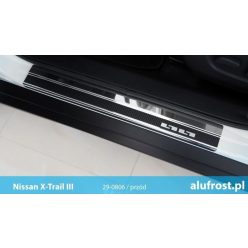   Küszöbvédő díszléc Nissan X-Trail 2014-2022 (karbon fólia)|Alufrost
