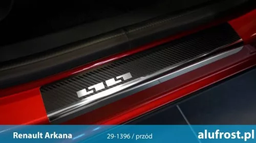 Küszöbdísz szegélyek Renault Arkana 2021- (szénfólia)|Alufrost