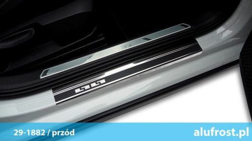 Küszöbvédő díszlécek VW Taigo 2021- (karbonfólia)|Alufrost