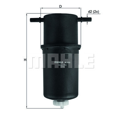 Üzemanyag szűrő MAHLE ORIGINAL Mercedes Sprinter / VW Crafter 2006-2017|VW