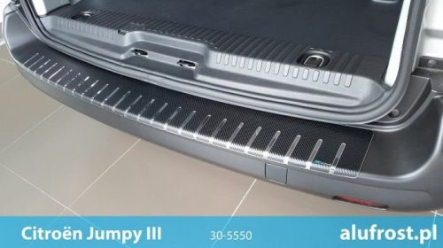 Csomagtartó élvédő csík Opel Vivaro 2019- (karbon fólia)|Alufrost