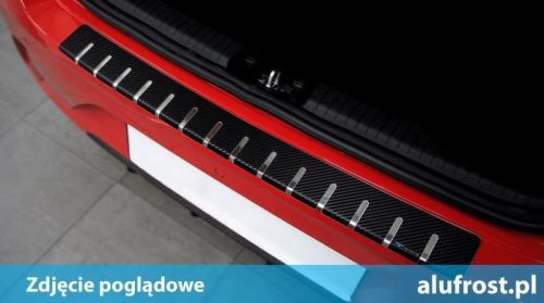 Csomagtartó élvédő csík Honda Civic 2017-2021 (ferdehátú, karbon fólia)|Alufrost