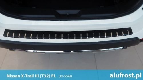 Csomagtartó élvédő csík Nissan X-Trail 2017-2022 (karbon fólia)|Alufrost