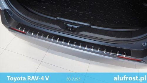 Csomagtér élvédő csík Toyota Rav4 2019- (karbon fólia)|Alufrost