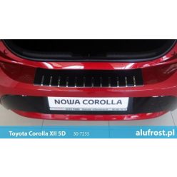   Csomagtartó élvédő csík Toyota Corolla 2018- (karbon fólia)|Alufrost